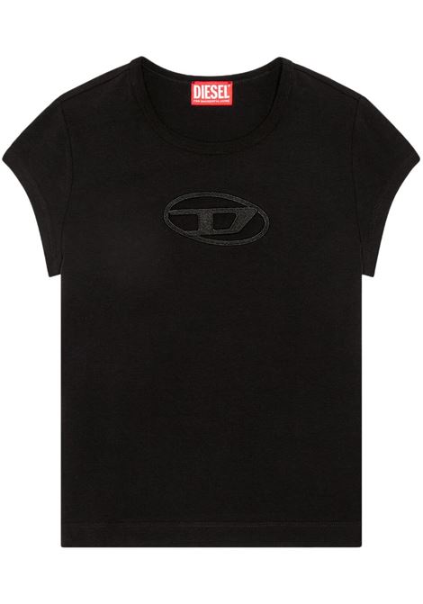 t-angie t-shirt woman black DIESEL | A06268 0AFAA9XXA